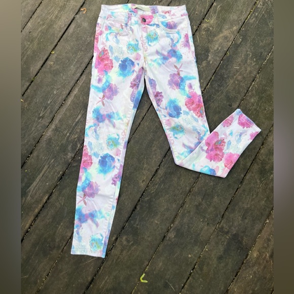 Joe Jeans Multi Floral Print Stretch Skinny Jeans Size 25 - Picture 2 of 11